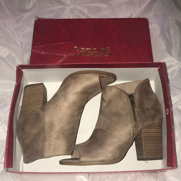 Carlos Santana Shoes - Peep toe block heel shoes